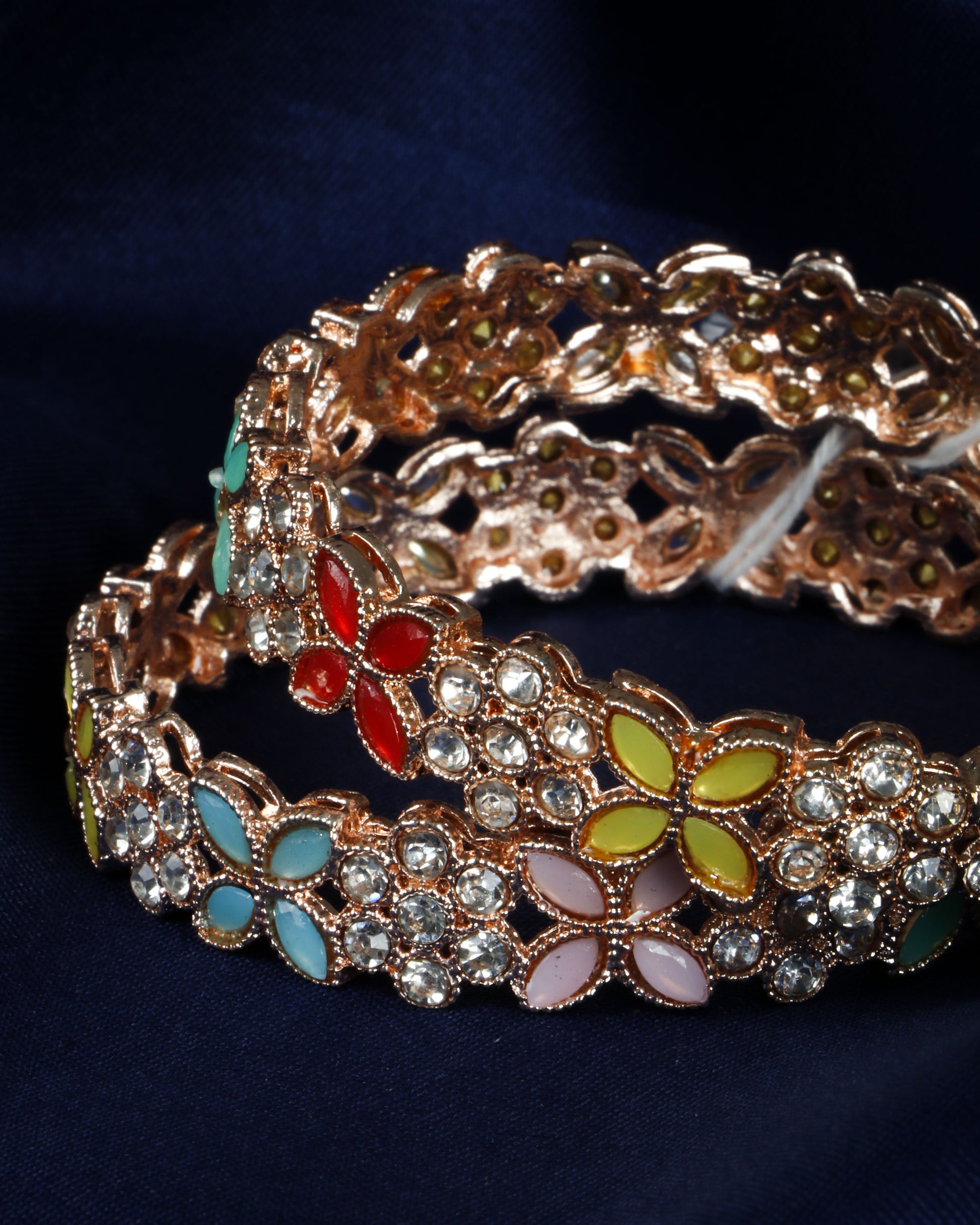 Buy Set Of 2 Copper Plated Bangles Online