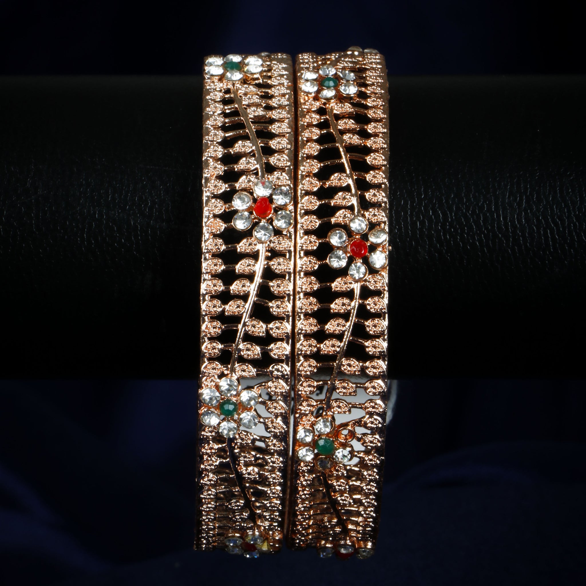 Set Of 2 Copper Plated Bangles
