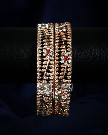 Set Of 2 Copper Plated Bangles