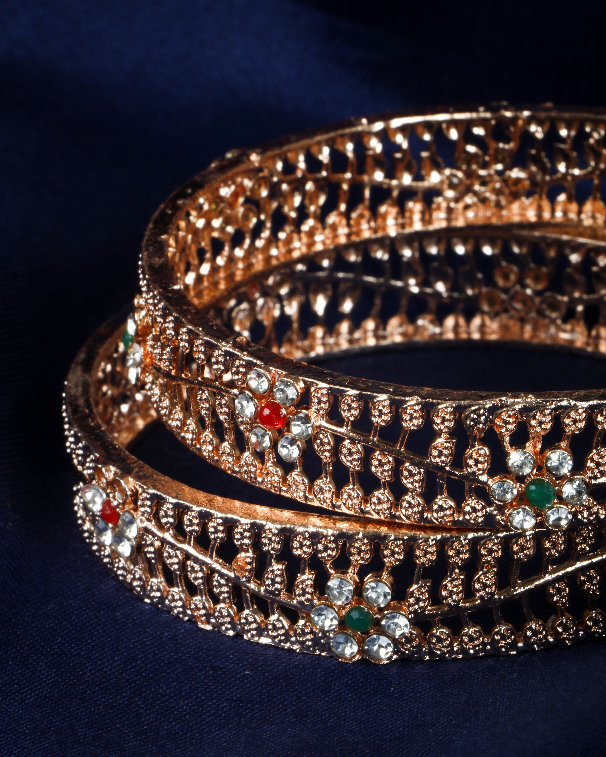 Buy Set Of 2 Copper Plated Bangles Online