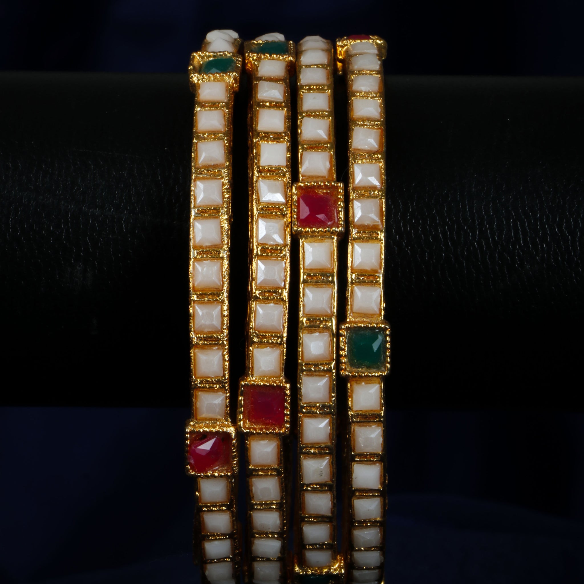 Set Of 4 Gold Plated Bangles