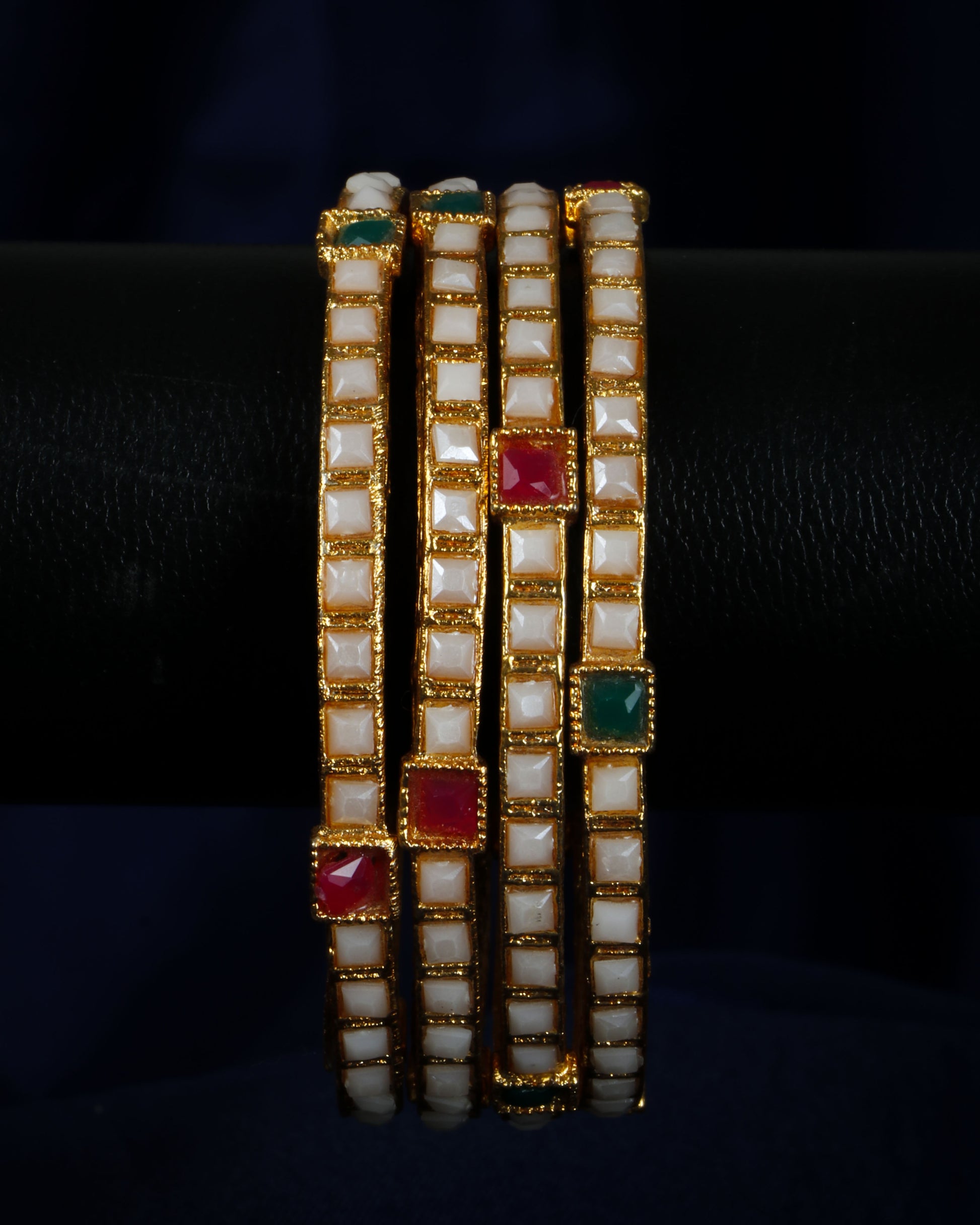 Set Of 4 Gold Plated Bangles