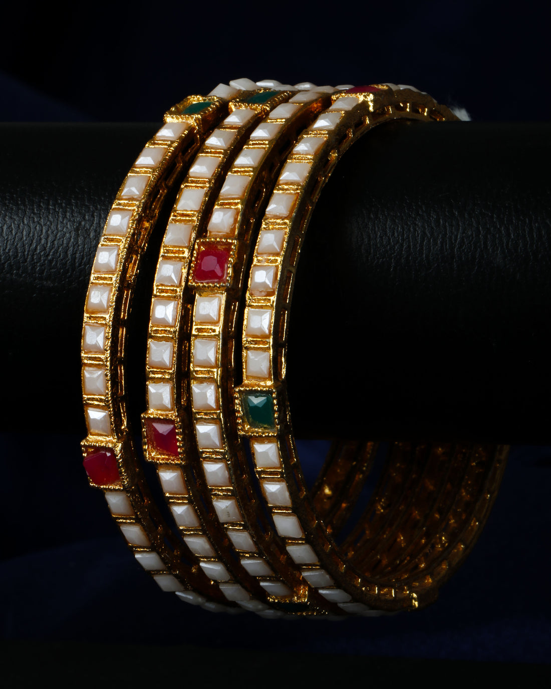 Set Of 4 Gold Plated Bangles