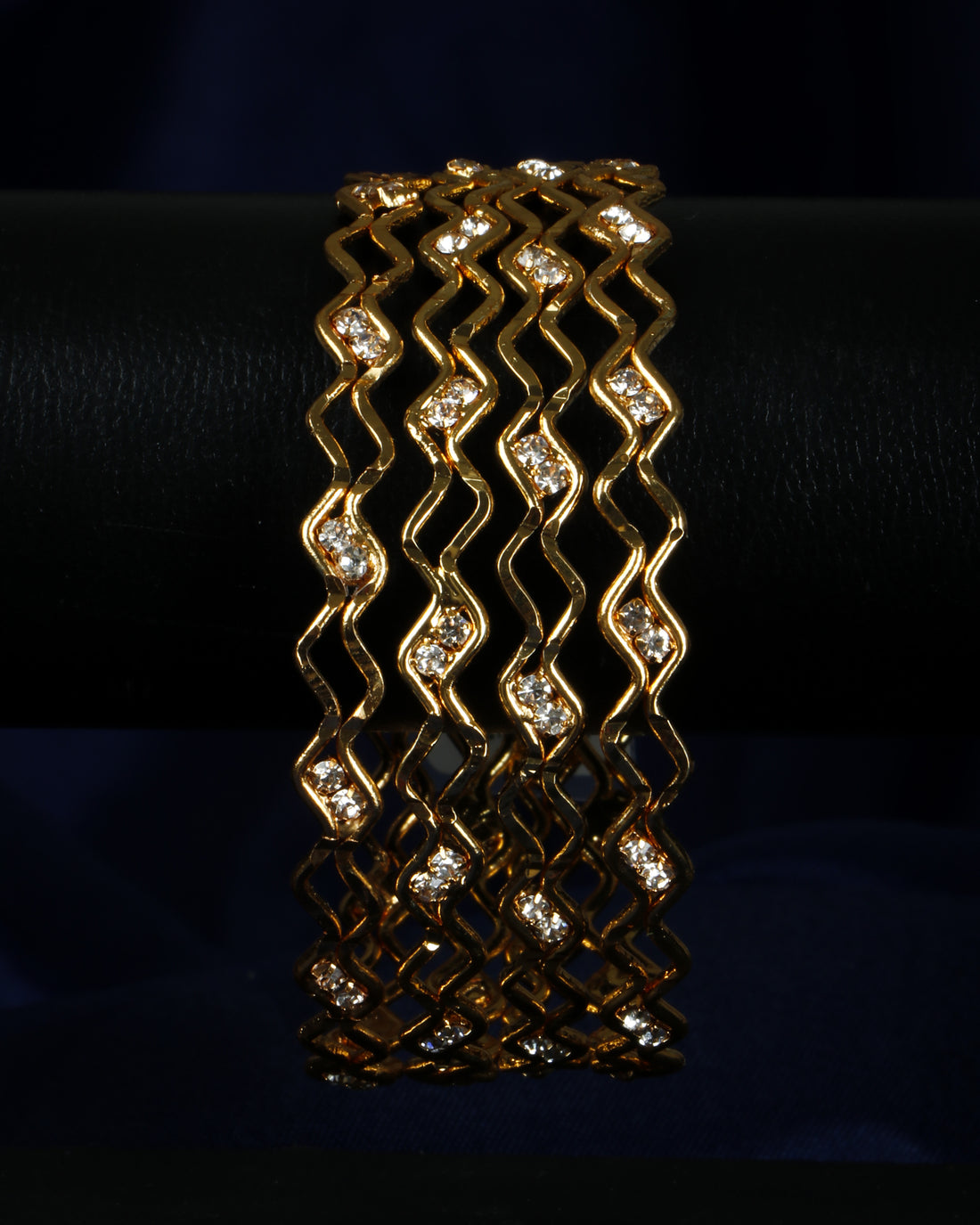 Set Of 4 Gold Plated Bangles