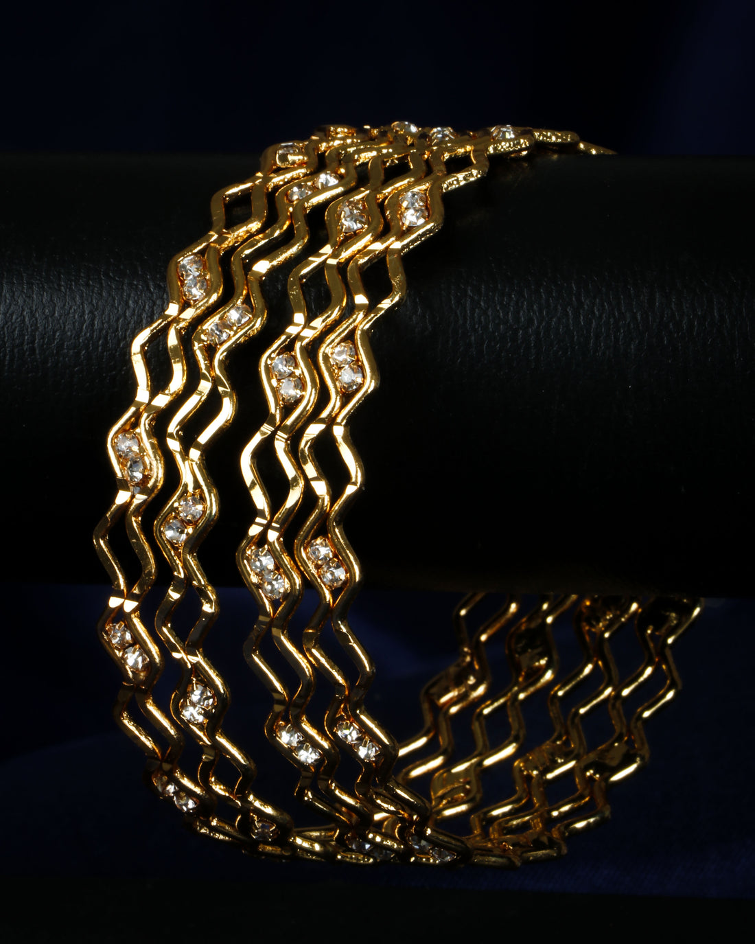 Set Of 4 Gold Plated Bangles
