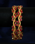 Set Of 2 Gold Plated Bangles