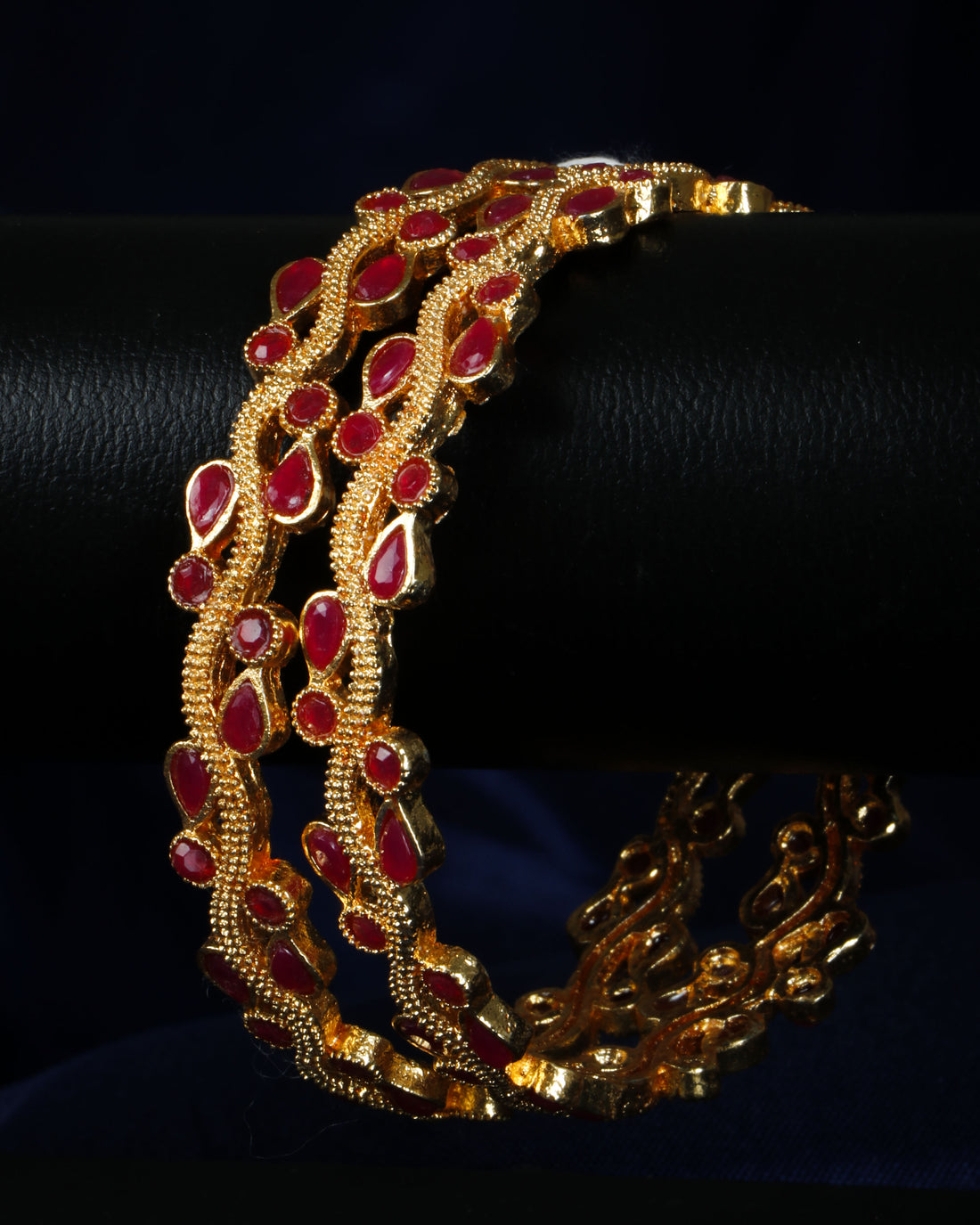 Set Of 2 Gold Plated Bangles