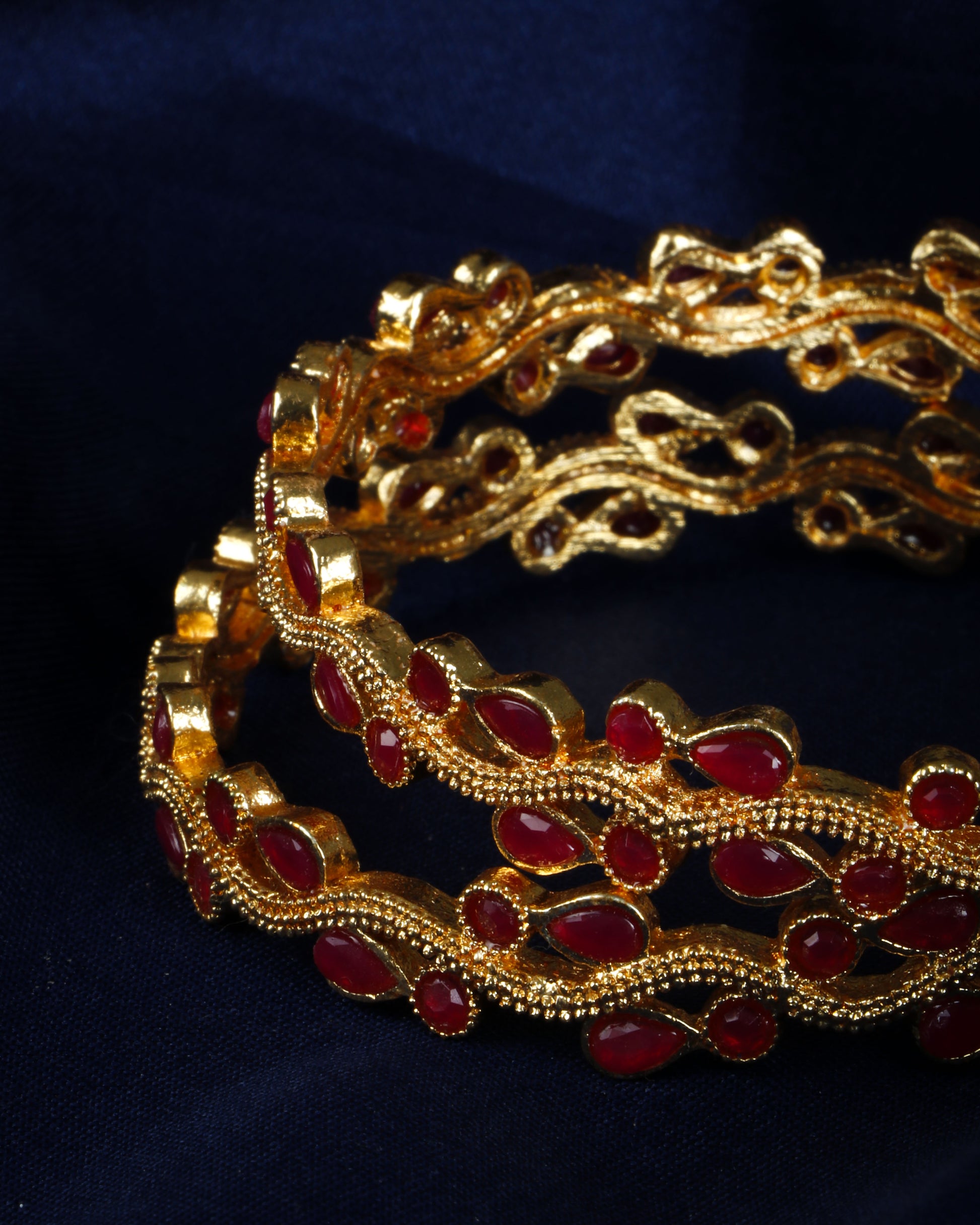 Buy Set Of 2 Gold Plated Bangles Online