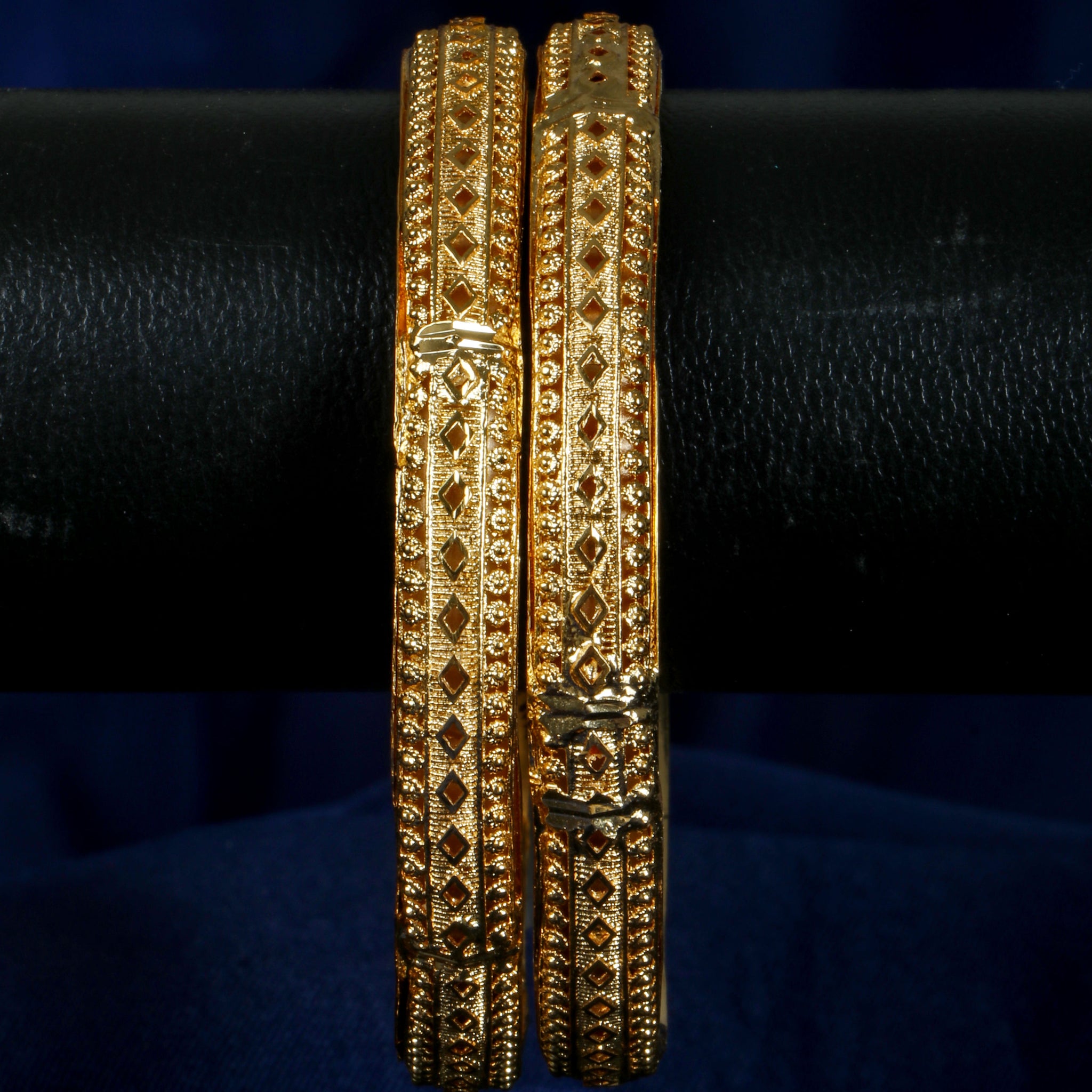 Buy Set Of 2 Gold Plated Bangles