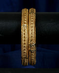 Buy Set Of 2 Gold Plated Bangles