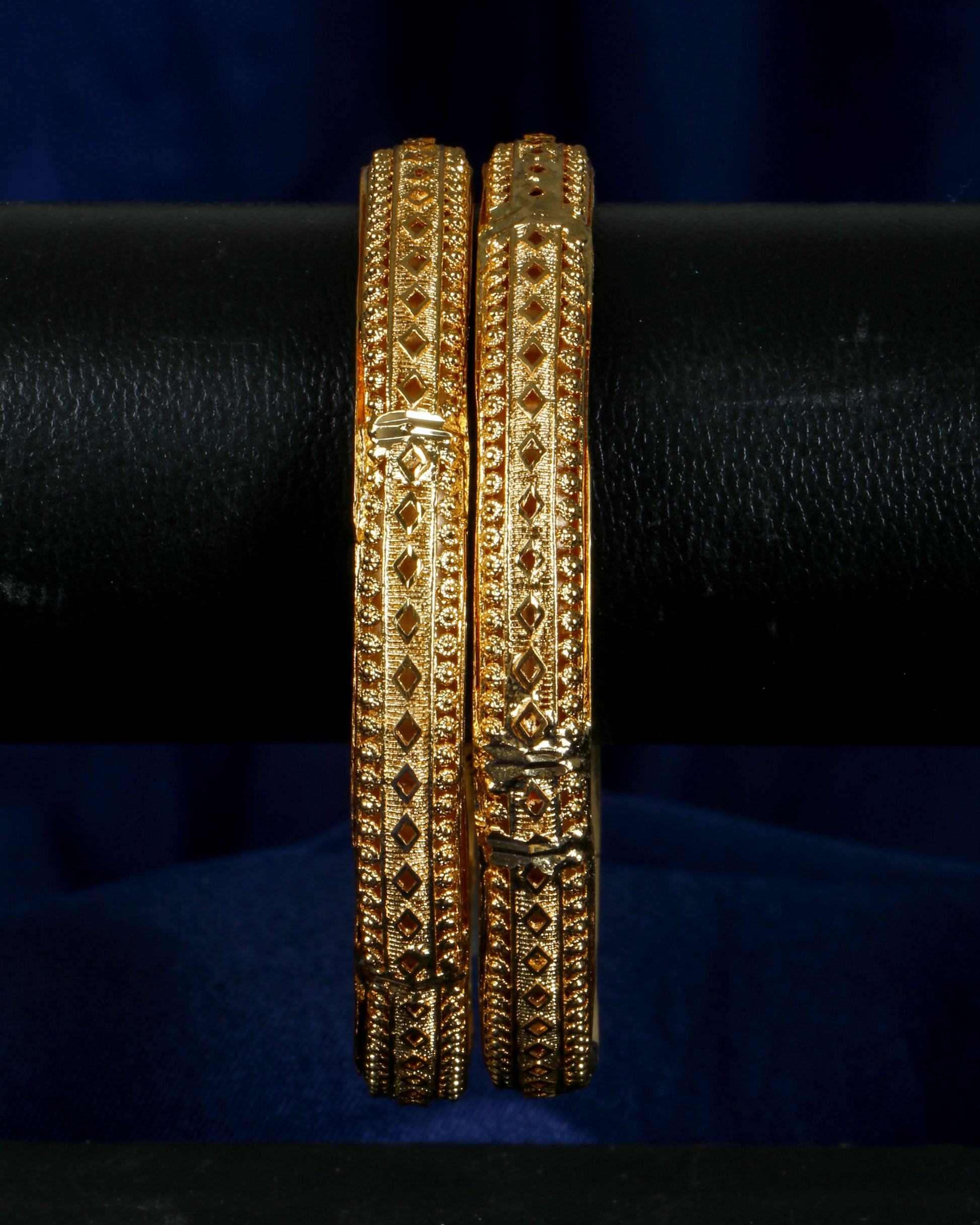 Buy Set Of 2 Gold Plated Bangles