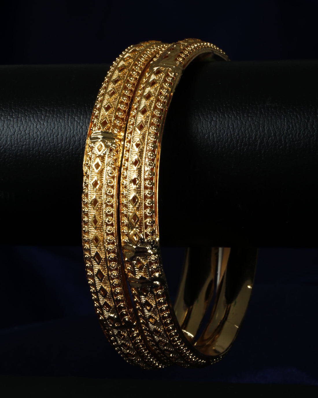 Buy Set Of 2 Gold Plated Bangles