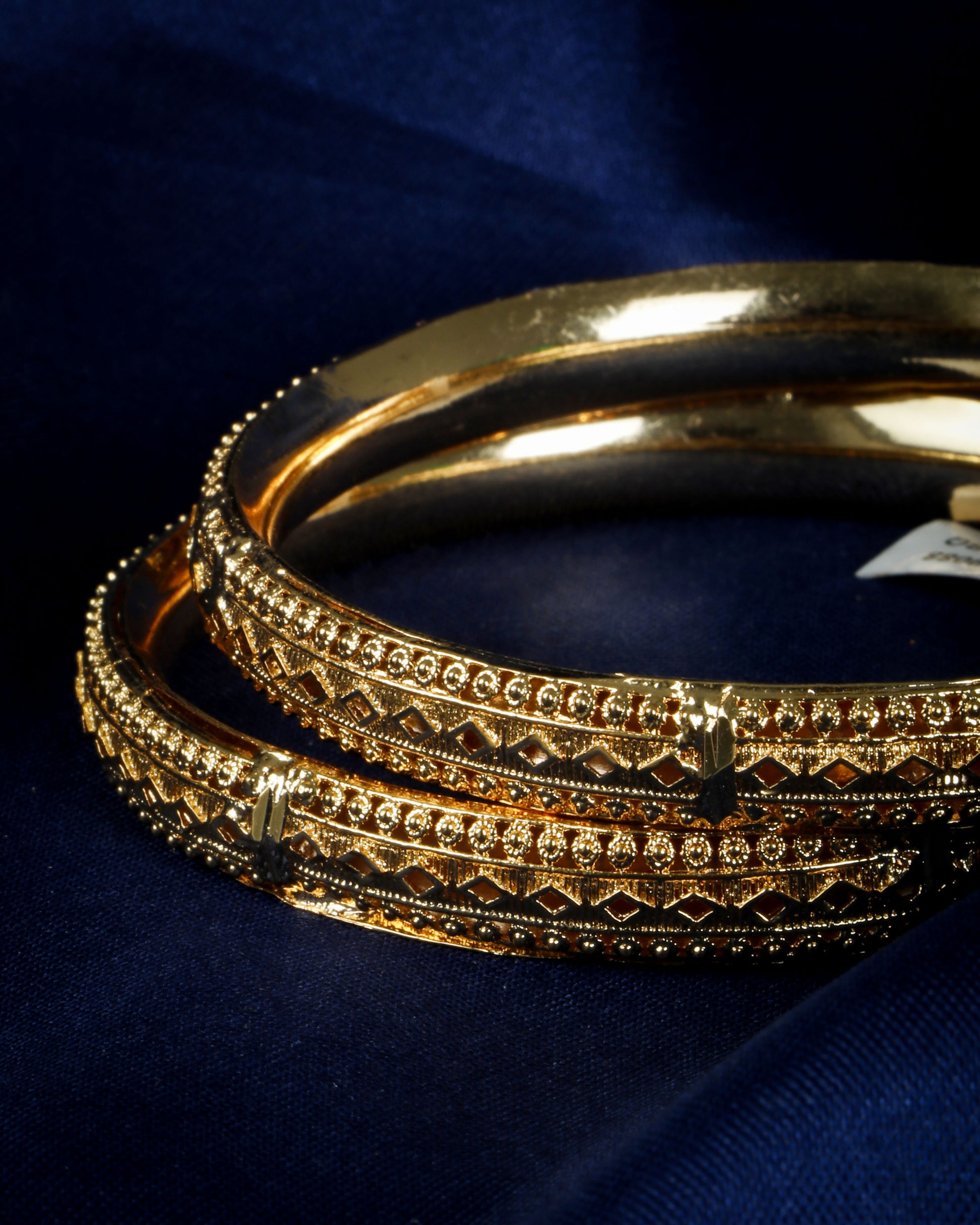 Set Of 2 Gold Plated Bangles