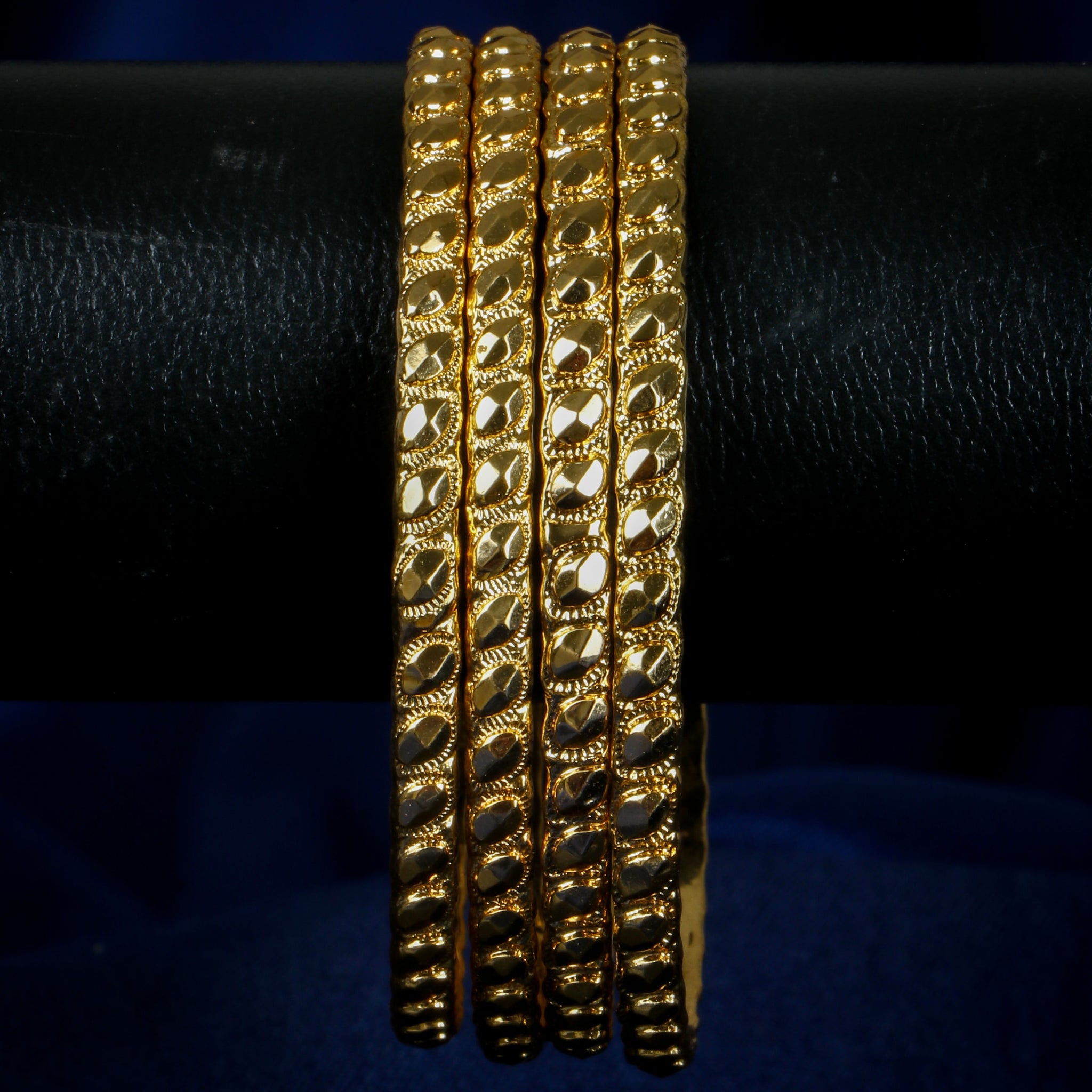 Set Of 4 Gold Plated Bangles