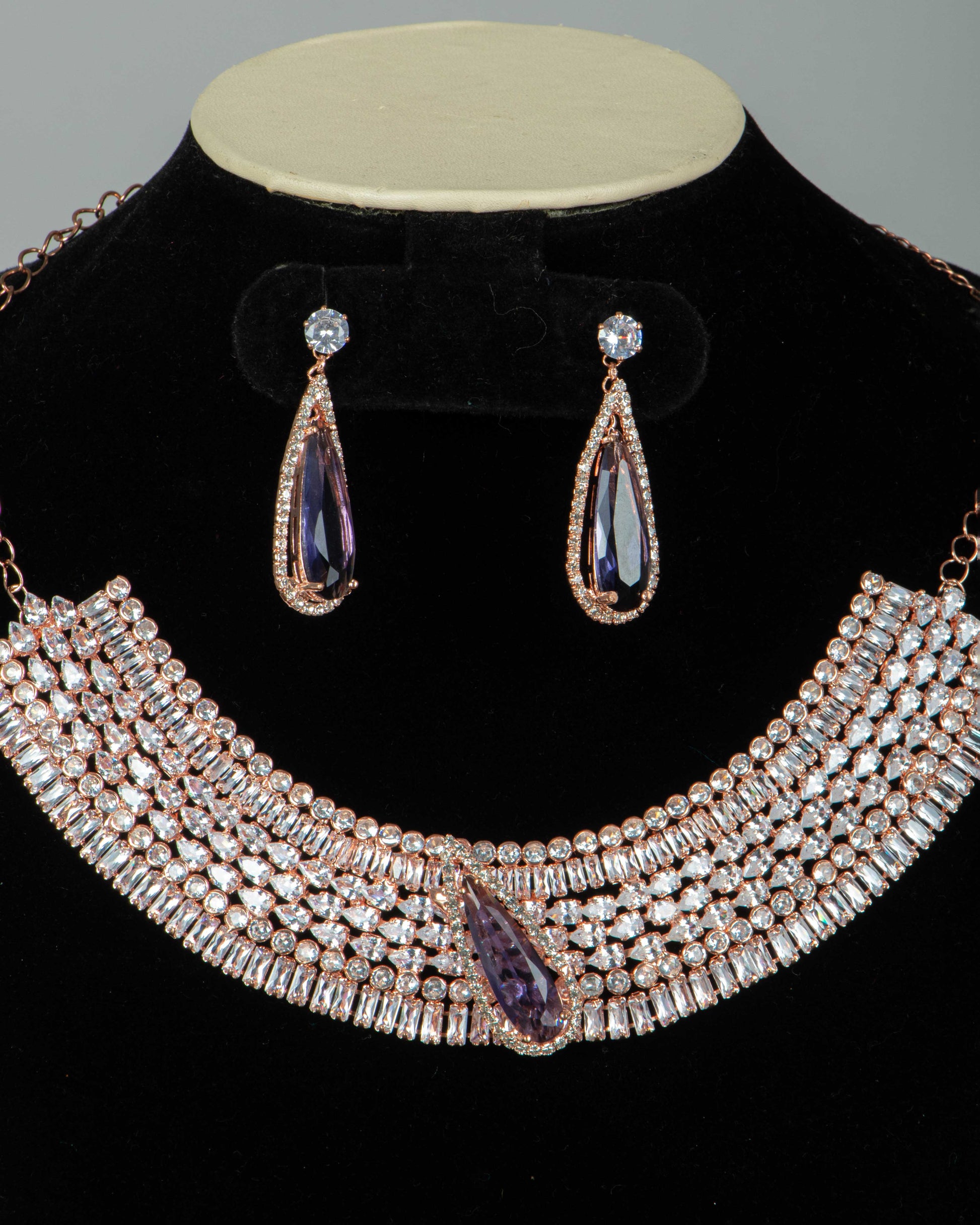 Buy Copper Plated Necklace Set