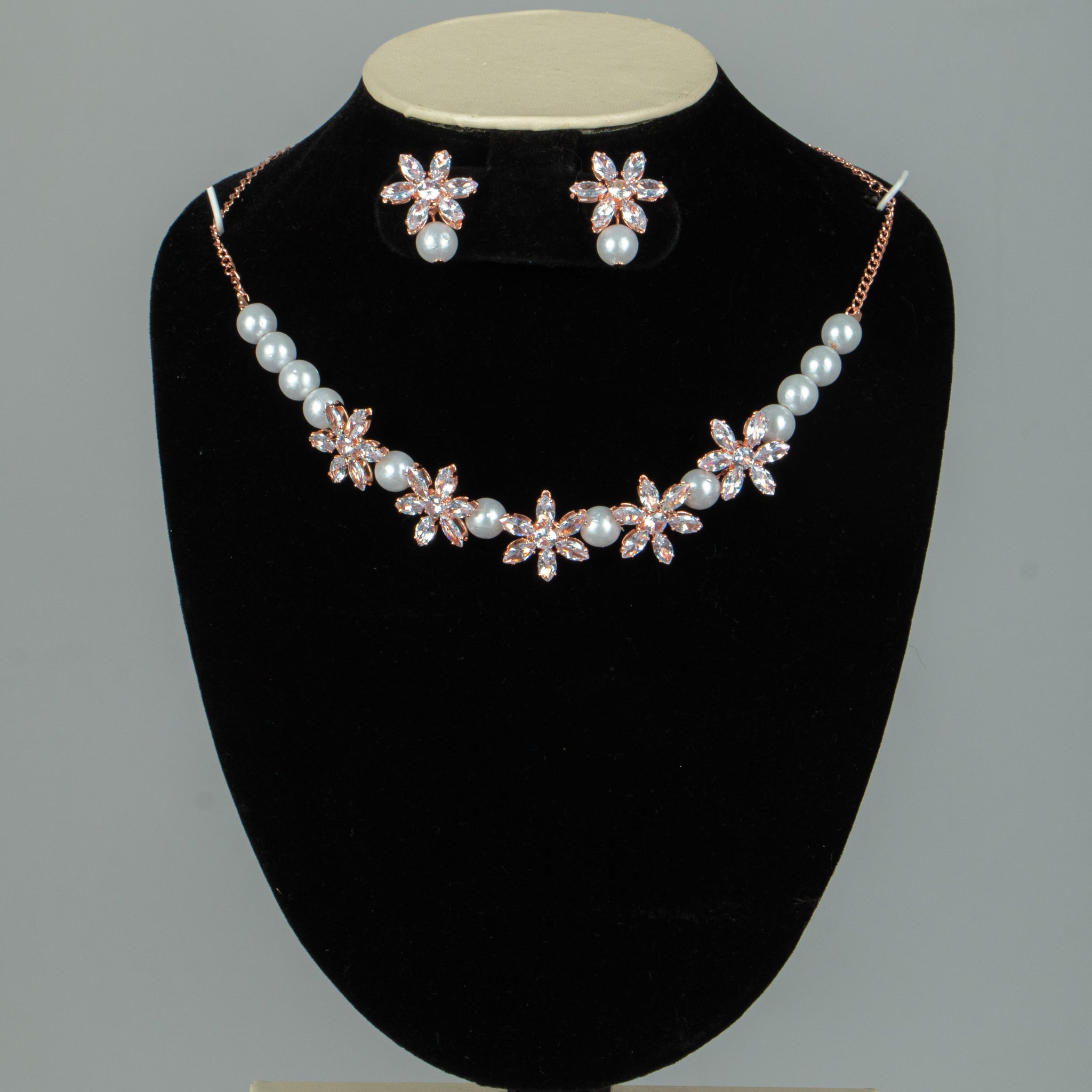 Copper Plated Necklace Set