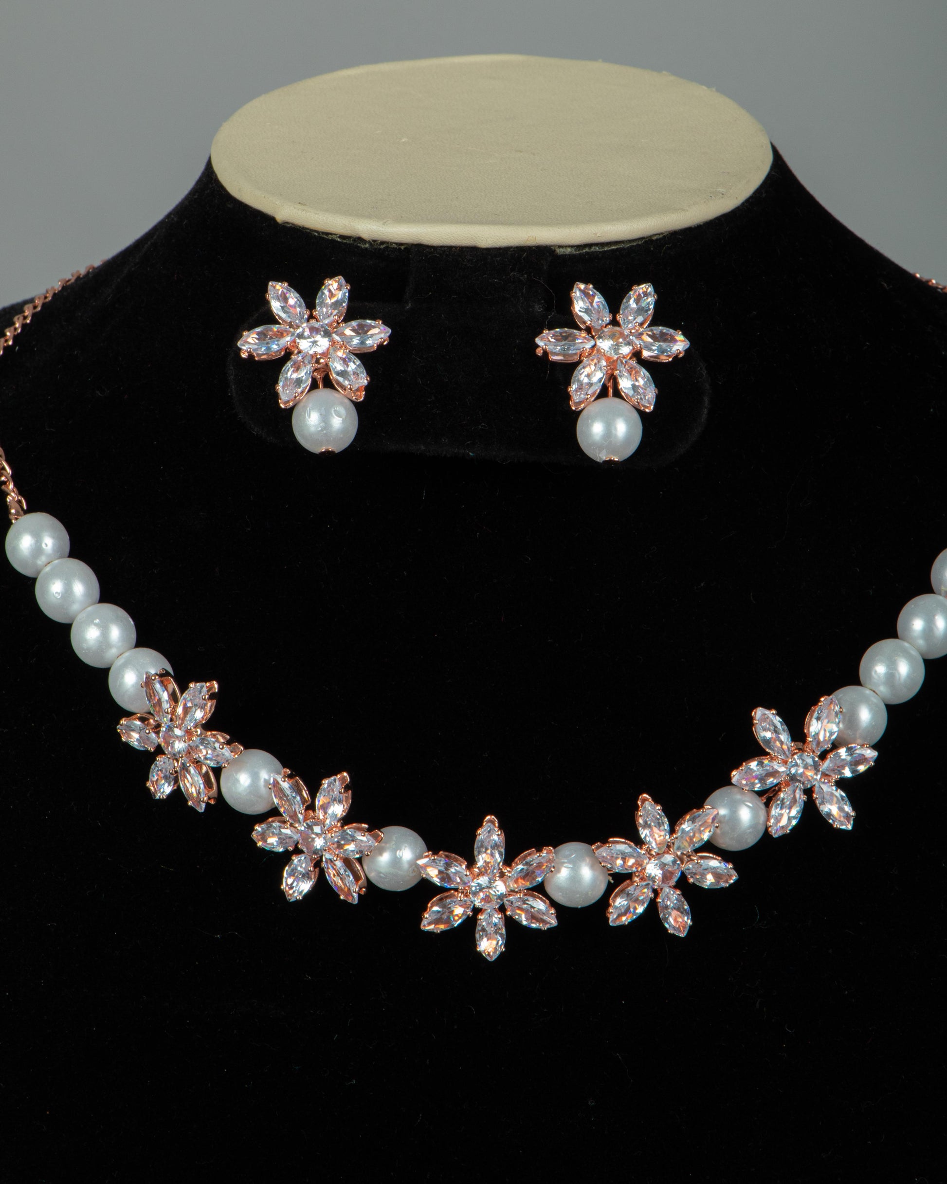 Buy Copper Plated Necklace Set