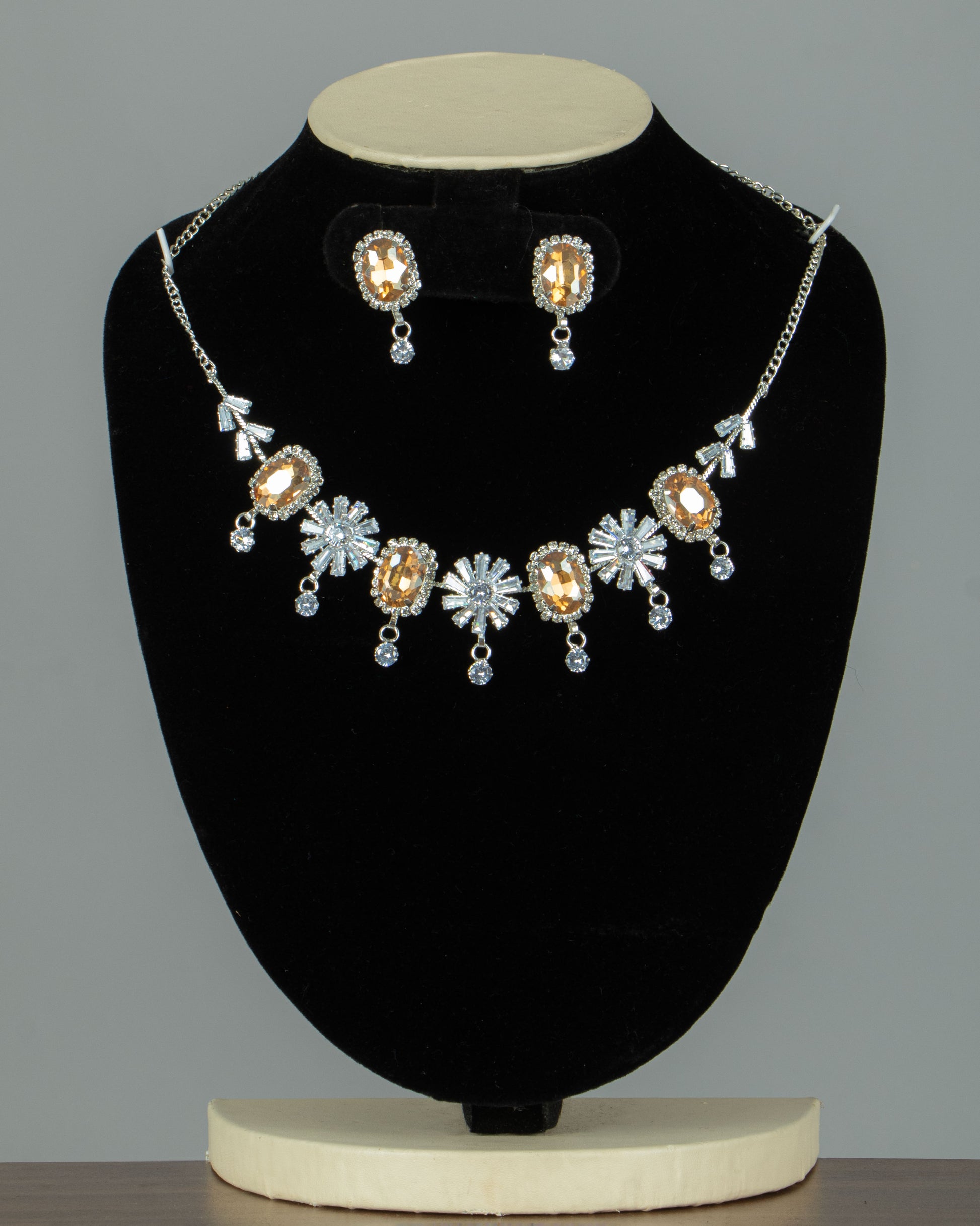 Silver Plated Necklace Set
