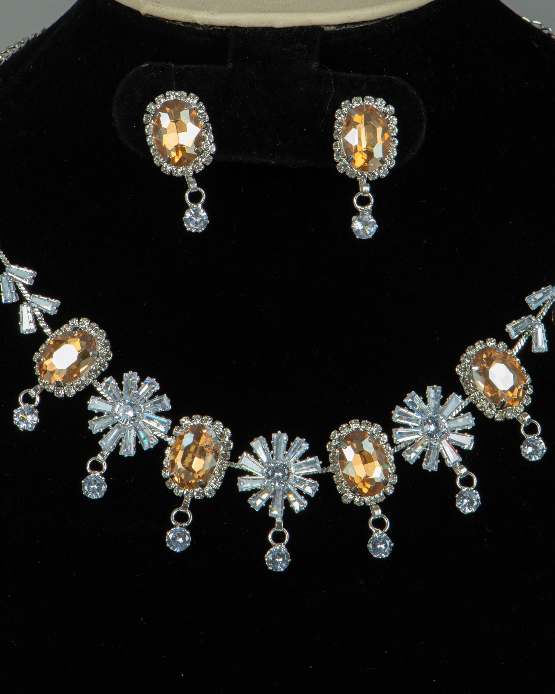 Buy Silver Plated Necklace Set