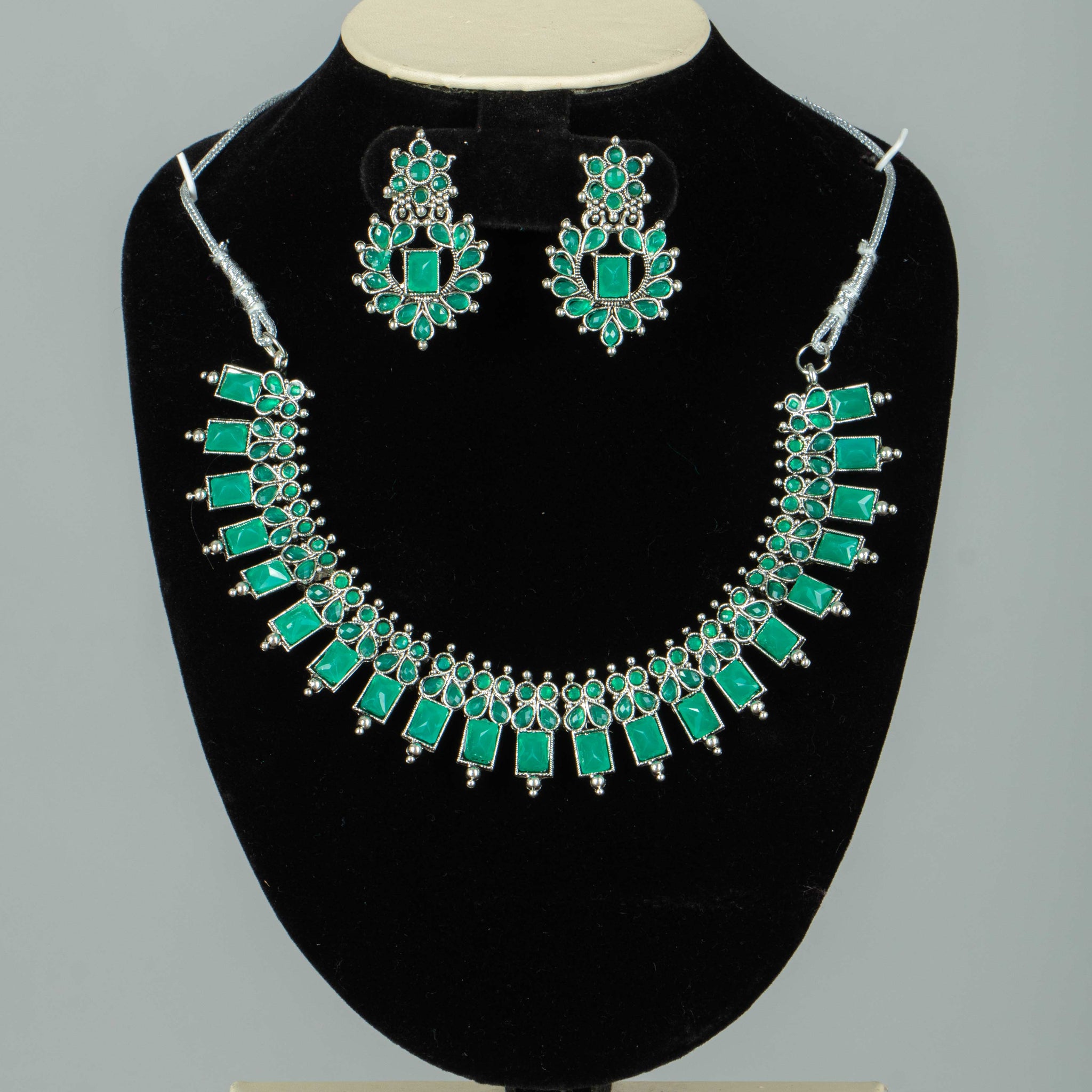 Silver Plated Necklace Set