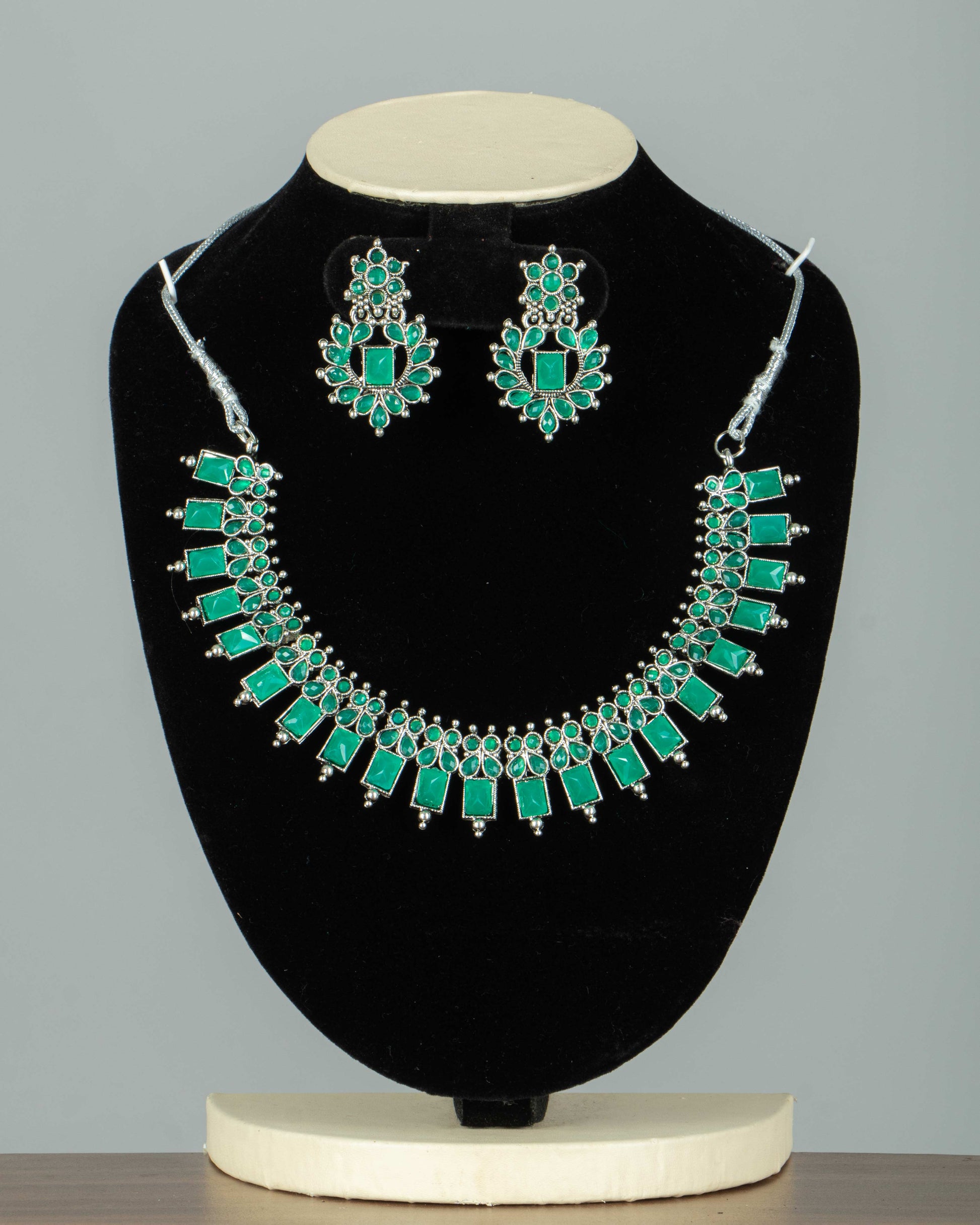 Silver Plated Necklace Set