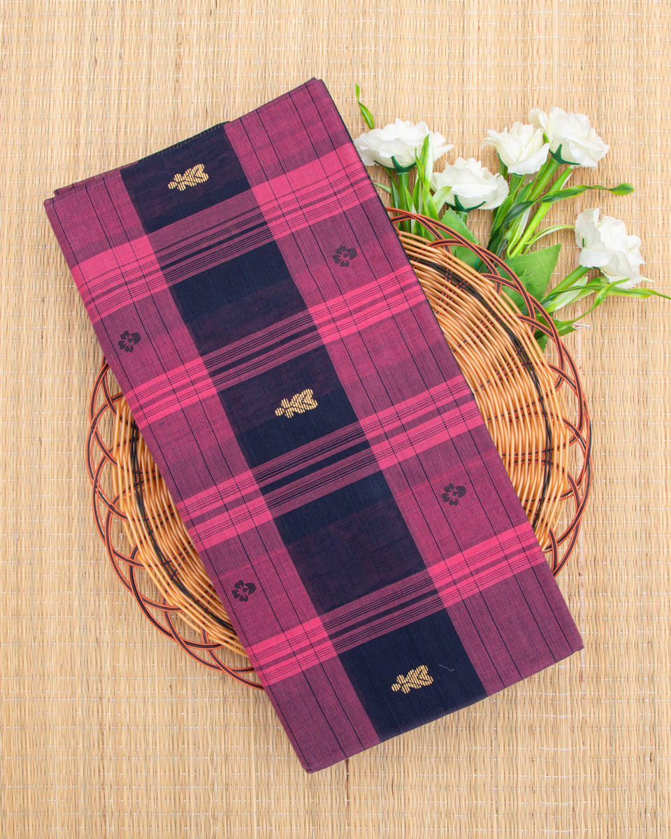 Pink Color Handloom Saree