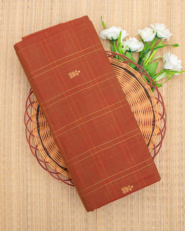 Orange Color Handloom Saree