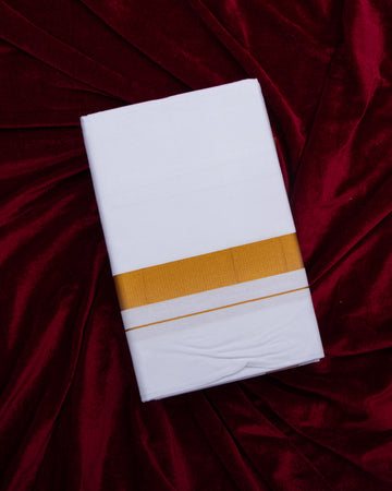 Alaya White Colour Cotton Dhoti