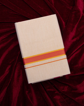 Alaya Gold Colour Cotton Dhoti
