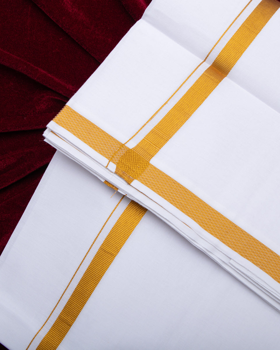 Ramraj White Colour Cotton Dhoti