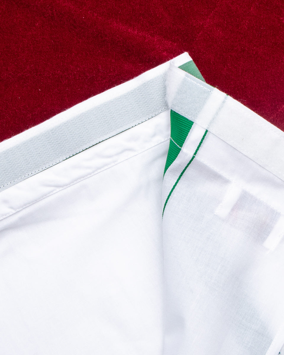 Buy Ramraj White Colour Velcro Adjustable Cotton Dhoti With Pocket Online