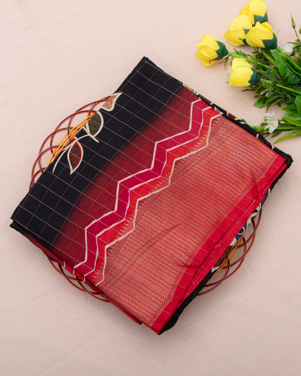 Black Color Dola Saree