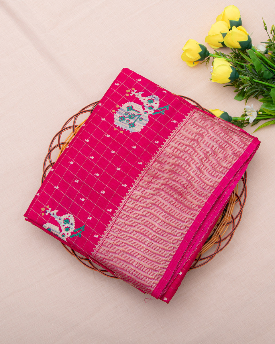 Pink Color Dola Saree
