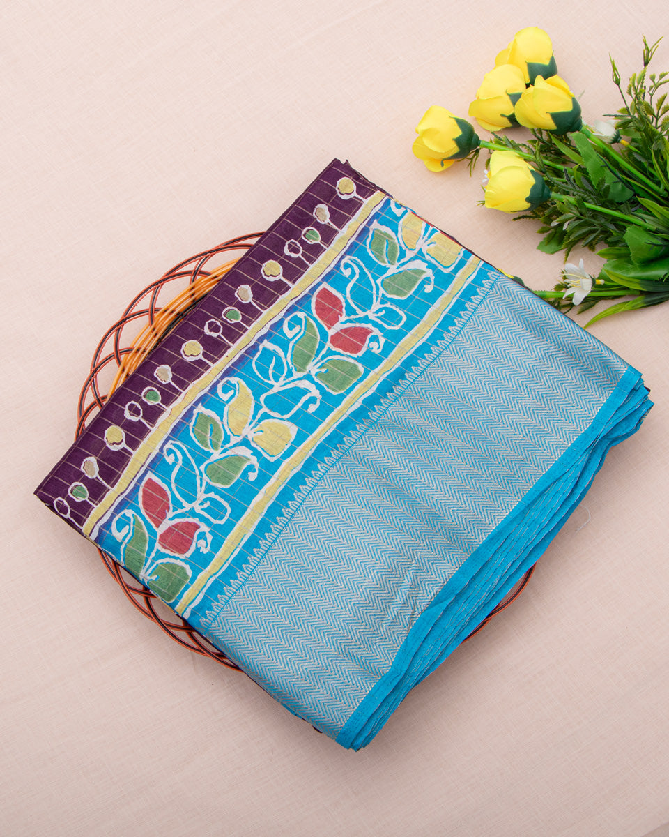 Purple Color Dola Saree