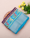 Purple Color Dola Saree
