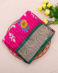 Pink Color Dola Saree