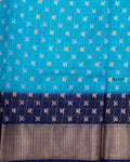 Sky Blue Color Dola Saree Online