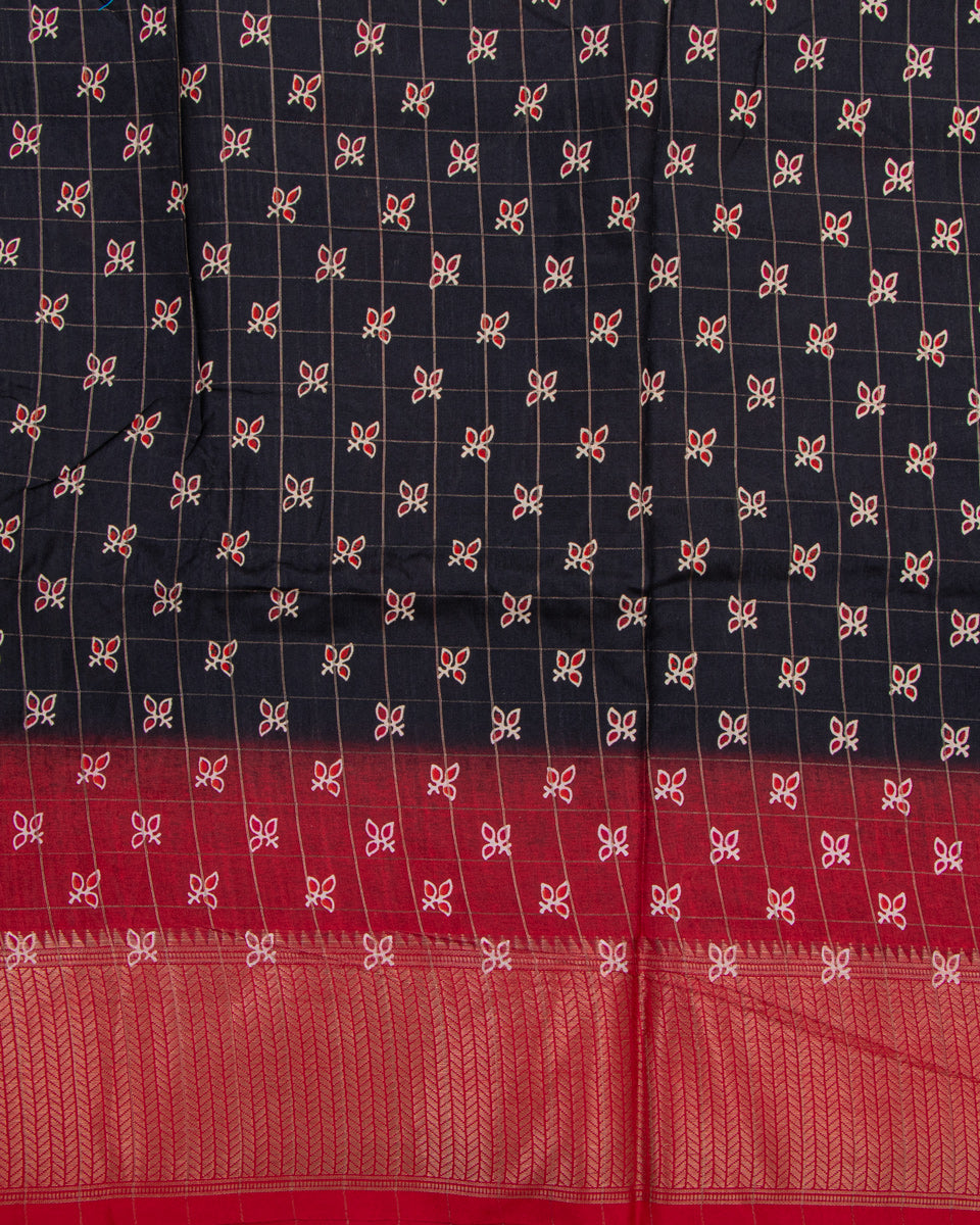 Order Black Color Dola Saree