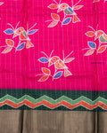 Buy Pink Color Dola Saree