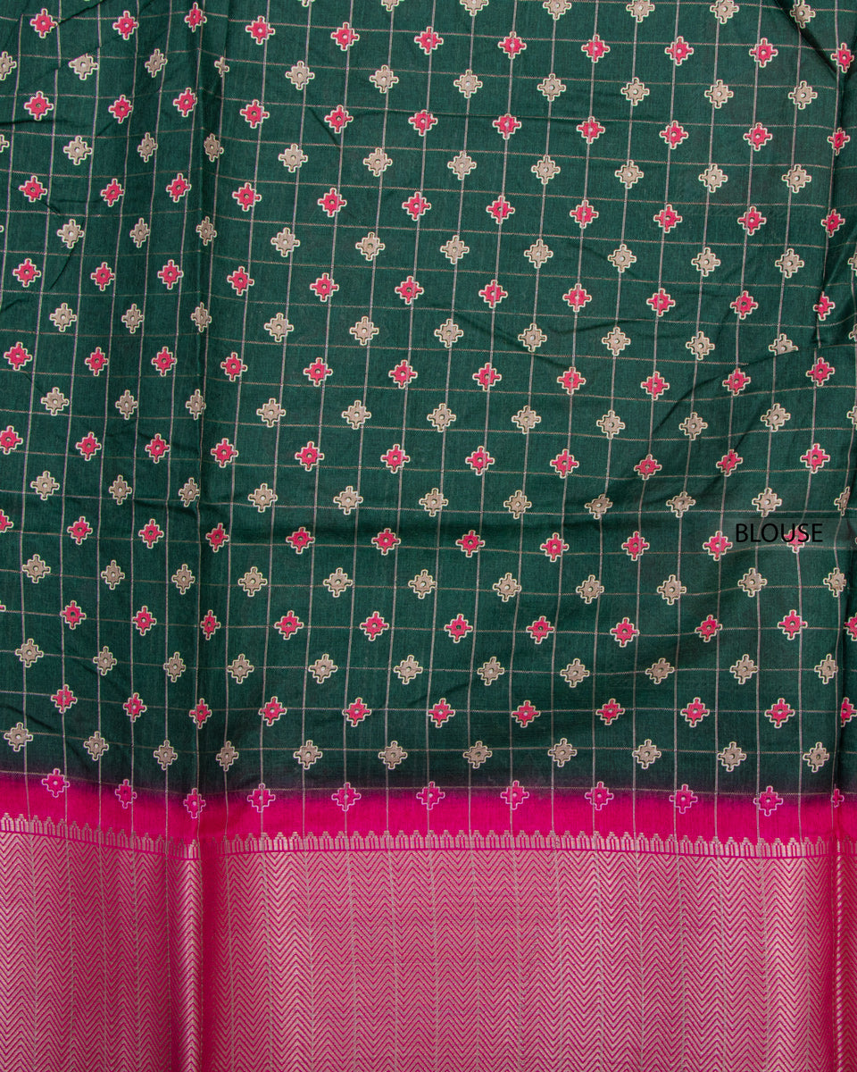 Green Color Dola Saree