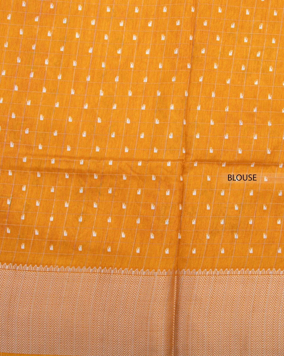 Order Yellow Color Dola Saree