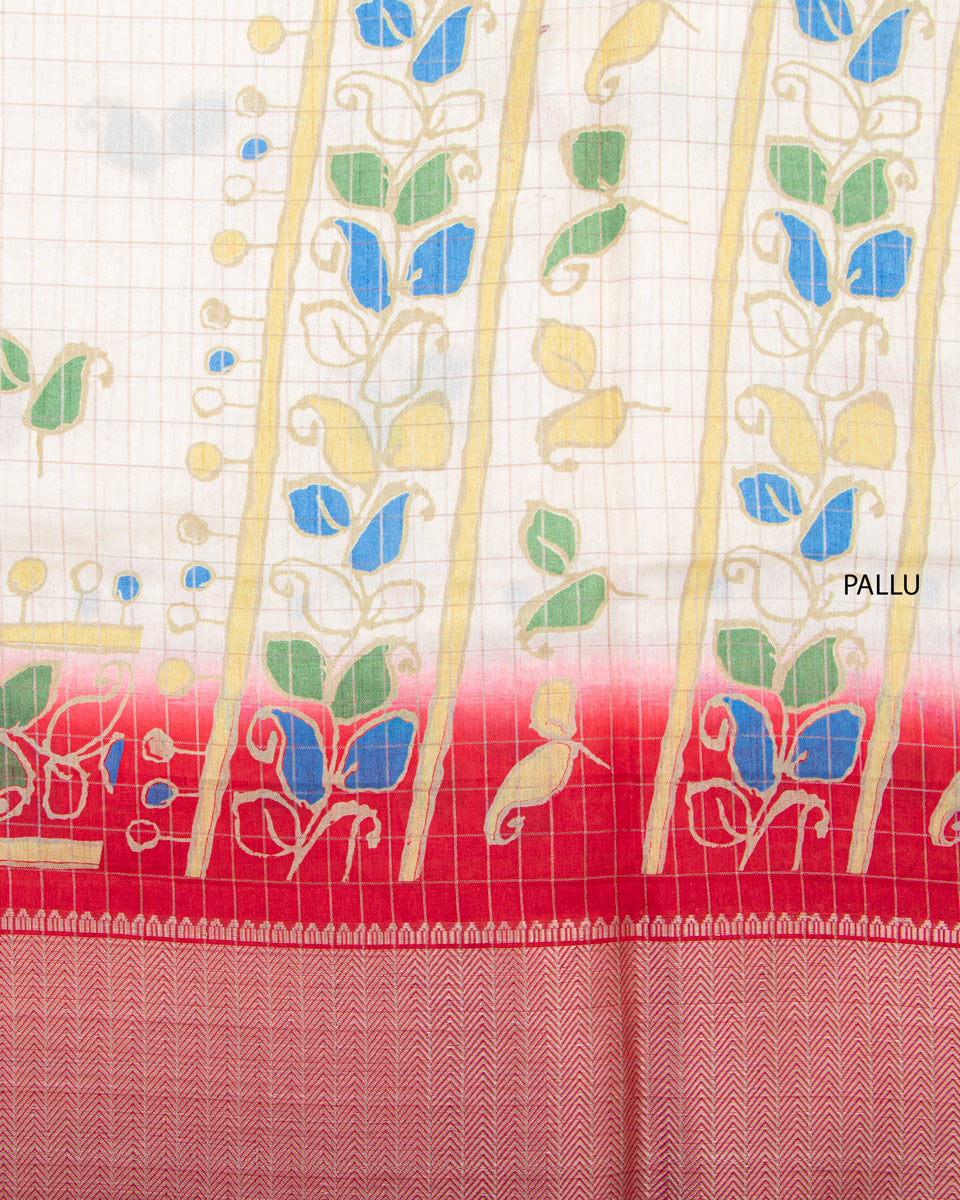 Shop White Color Dola Saree 