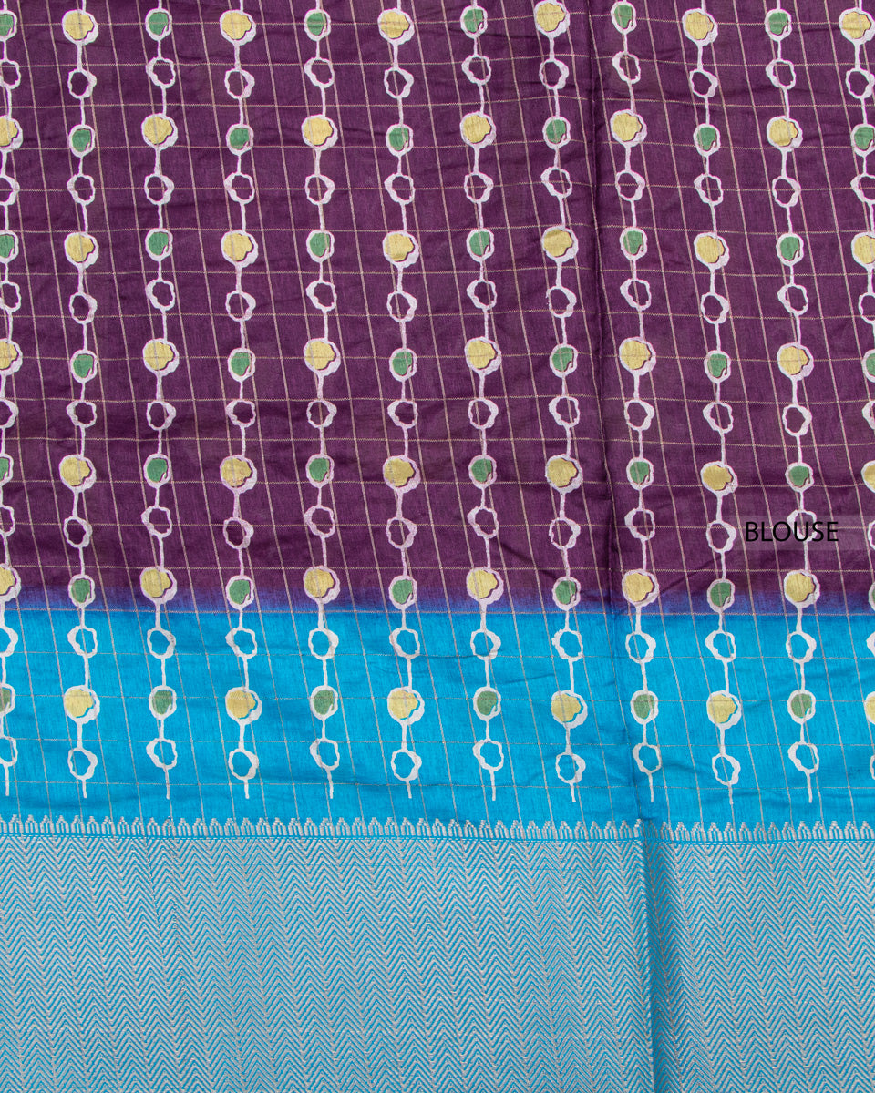 Order Purple Color Dola Saree