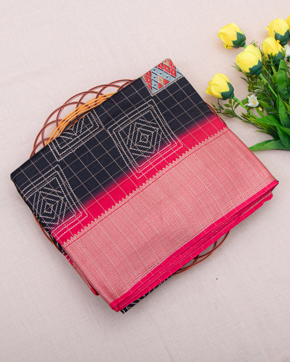 Black Color Dola Saree