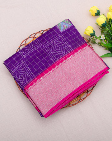 Purple Color Dola Saree