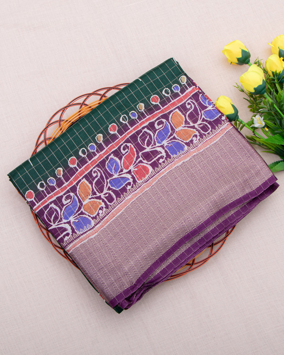 Green Color Dola Saree
