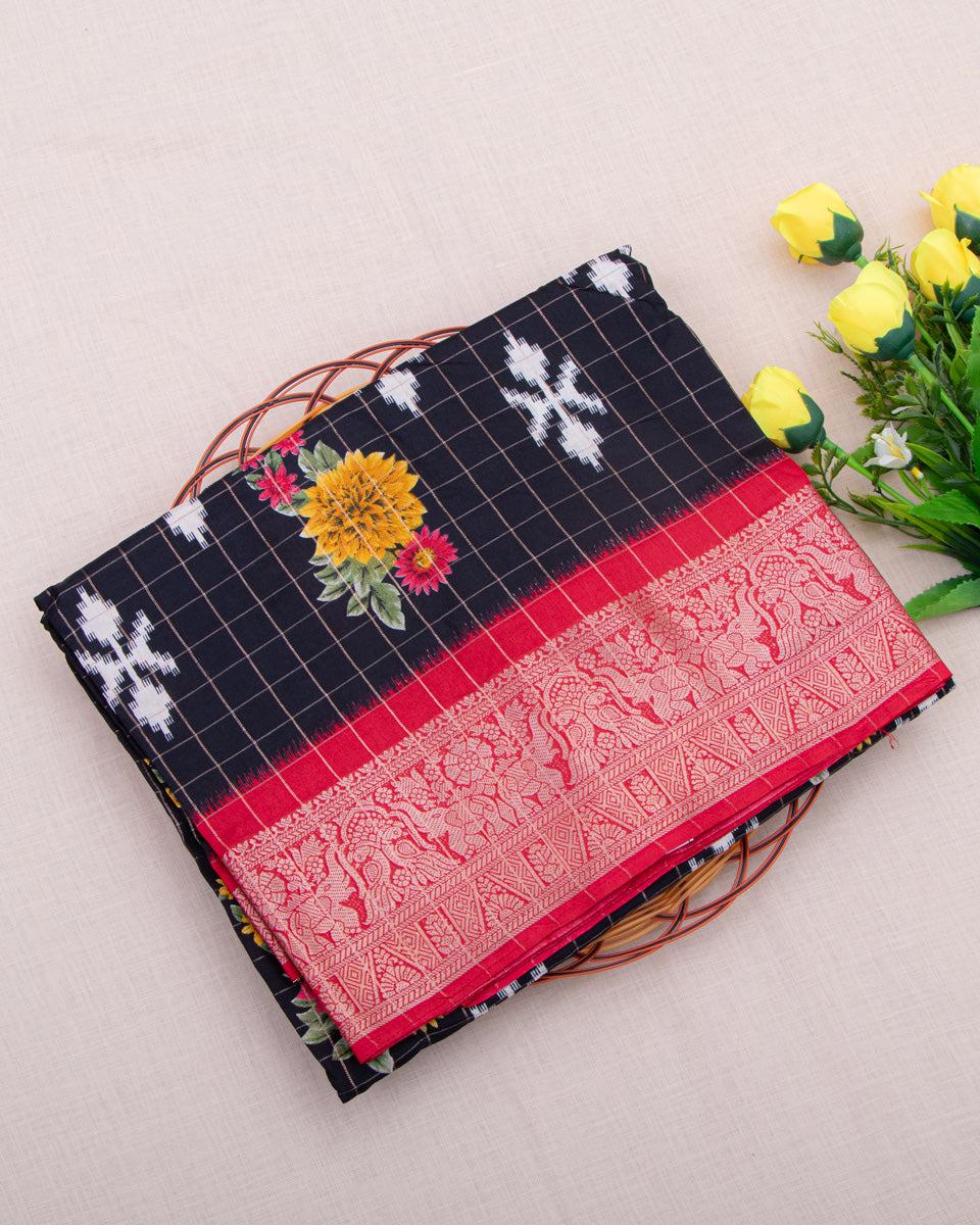 Black Color Dola Saree