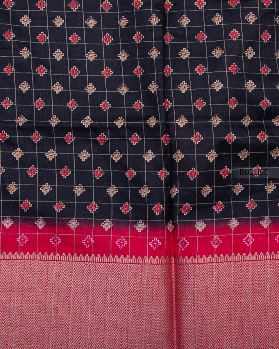 Order Black Color Dola Saree
