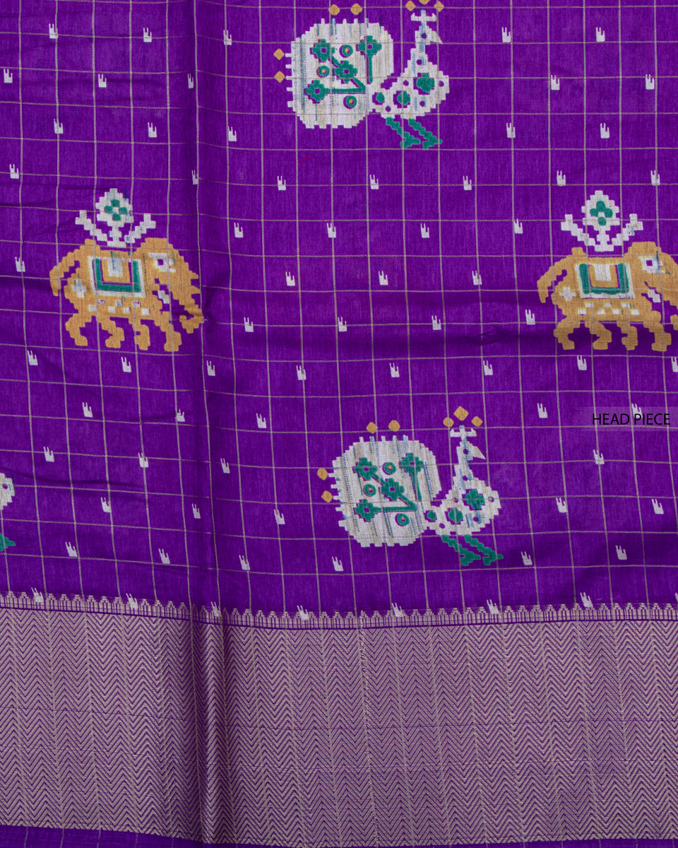 Purple Color Dola Saree