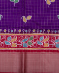 Buy Purple Color Dola Saree
